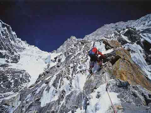 
Vince Anderson Climbing Nanga Parbat Rupal Face September 2005 - Beyond The Mountain book

